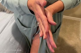 Mindi Mink palm hands fetish