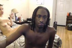 White slut gets facial after hard big black cock poundi