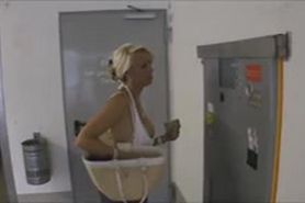 Steffi - Busty German Blonde Fucked in Car Park