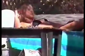sister caught masturbating by our pool