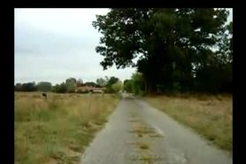 Chubby hot exhinitionist