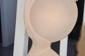 Wife natural bra finaly loaded hard