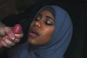 Hijabi cumshot compilation