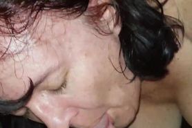 AUSTRALIAN WOMAN SUCKS AND SWALLOWS SPERM