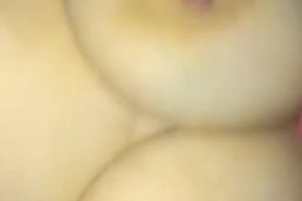 Wife huge tit bounce around