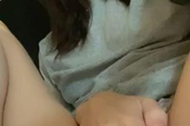Showing everyone her pussy