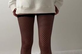 Hot teen makes her clothes disappear