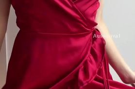 Ava and her red dress