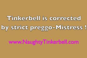 Tinkerbell corrected by preggo-mistress