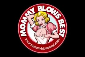 Big Tittied Stepmom Gives Amazing Blowjob - MommyBlowsB