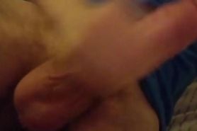 Jerking Off My Thick 20 Year Old Throbbing Cock