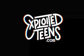 Watch this unbelievably cute teen suck a fat dick