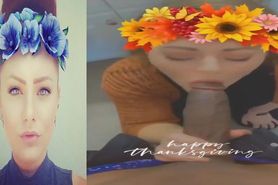 Carina Jensen BBC blowjob edit