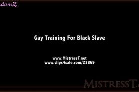 Mistress T - black slave