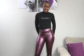 Leather leggings outfits Nr 2