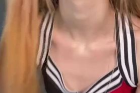 Up Close blonde pussy