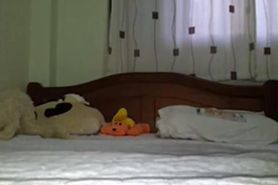 Thai mom masturbation in room