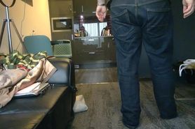 Mature sub teacher Elizabeth annoyed with camera