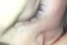 Blonde Girlfriend Sucking Cock