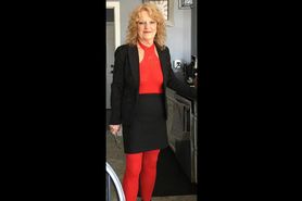 Picture Parade of Red Hot Granny In Red Hot outfit