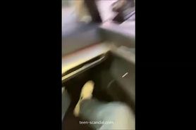 lesbian love in the parking lot