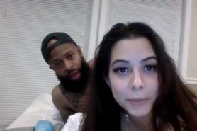Big booty white slut brunette loves taking big black co