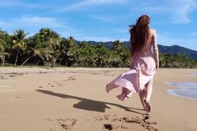 Stunning girl at beach