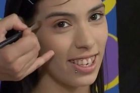 turning a slutty brunette hoe into a hotgirl