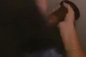 Sweet wife in Gloryhole Interracial Amateur