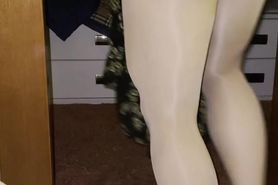 special pantyhose with cock USE satin dress
