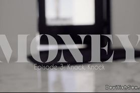 Two hot lovers sharing dick