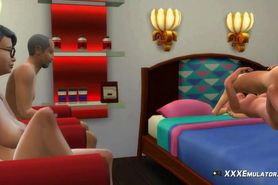 3D Family Orgy Cartoon Sex Animation