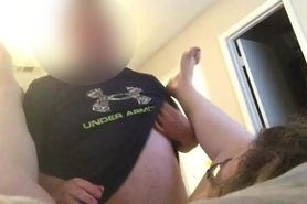 Amateur wife fucking husbands friend in quickie