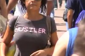 Hustler T-Shirt No Bra