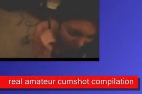 Real amateur cumshot compilation