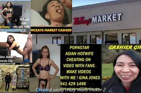 Filipina lusty cashier Gina McKays Market Lincoln City