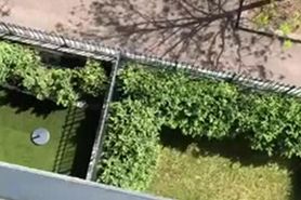 SPY on the balcony 001