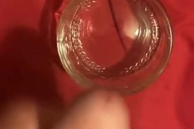 Jerking my dick and cumshot