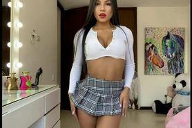 Sexy Latina School Girl
