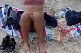 Curvy wife naked outdoors