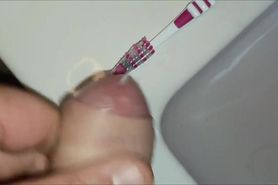 Cum On Ex-Wife Toothbrush