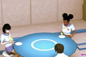 Deepthroat Gym Class 3D Hentai School Sex ENG Voices