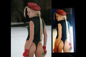 Cum Tribute For Cammy Cosplayer Kitty Cup Cake 2