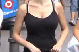 Black vest hot tourist