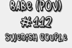 Babe POV 112 svenskt par