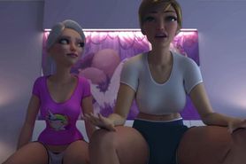 Teen dickgirl loses virginity - 3D Sex
