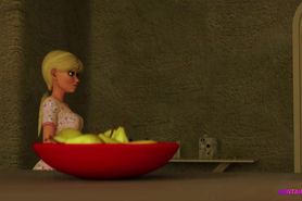 Monster Cock Mom Fucks Little Dickgirl 3D Family Sex EN