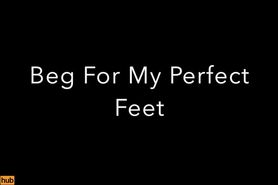 Jamie Valentine - Beg for my perfect feet