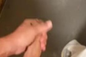 Shower cumshot