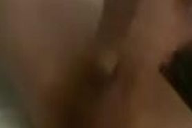 Jerking off with the plug